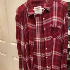 Red plaid flannel